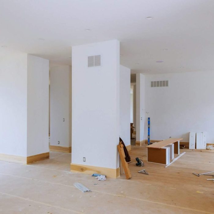 Process for under construction, remodeling, renovation extension reconstruction
